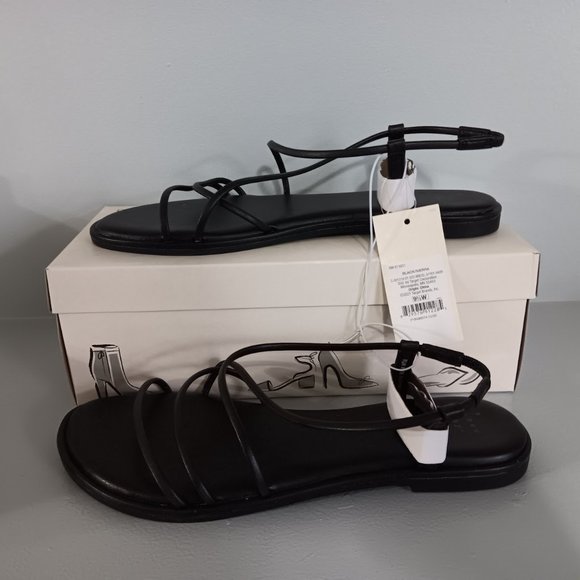 Sierra Shoes - Womens Sierra Wide With Strappy Sandals A New Day Black